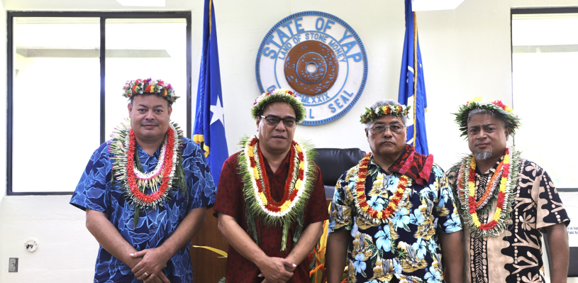 Reaching the Nation: President Simina &  Delegation Conclude Nationwide State Visits in Yap State