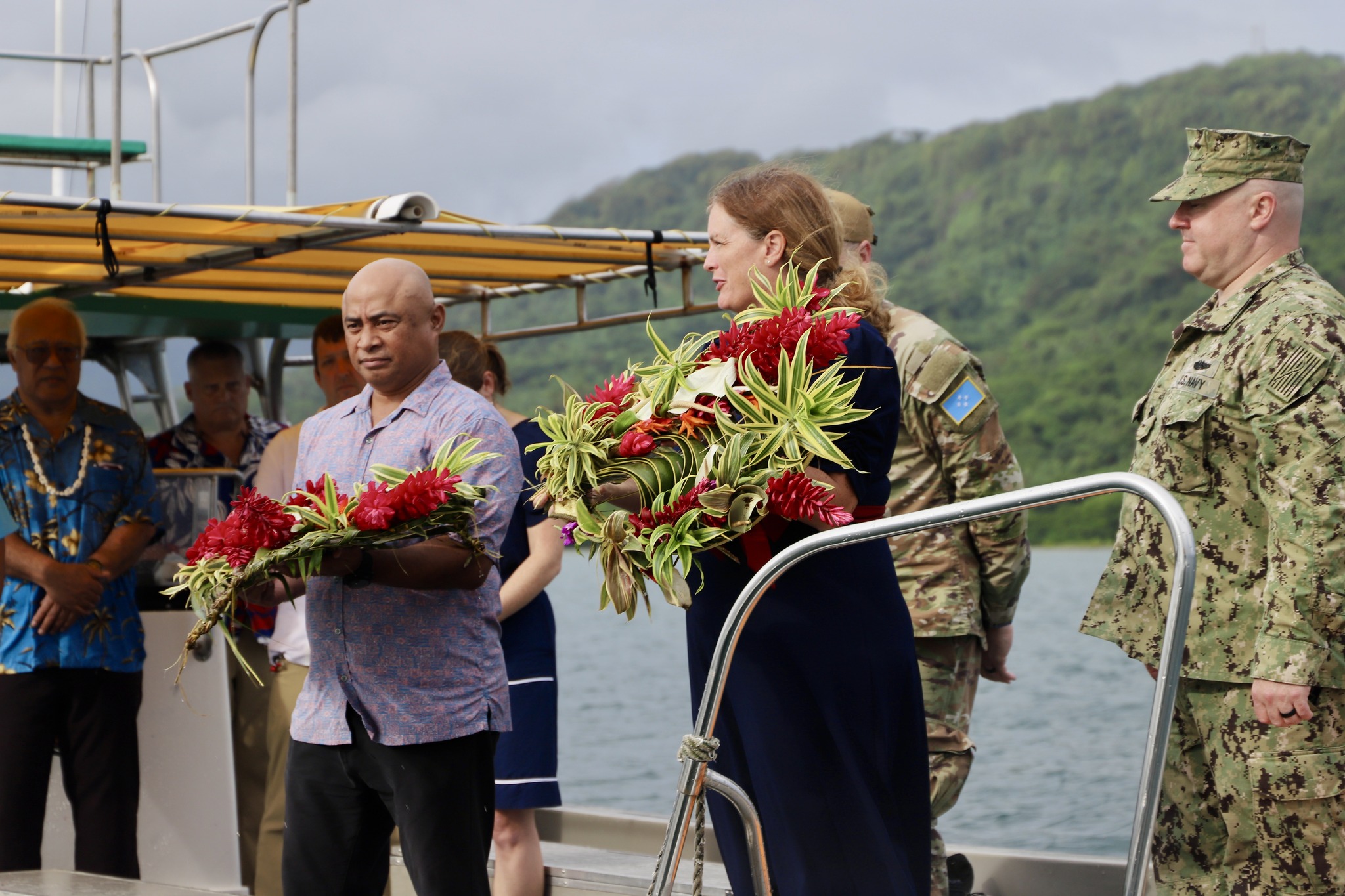 Honoring the Fallen: The FSM and U.S. Hold Memorial Day Ceremony at Sea