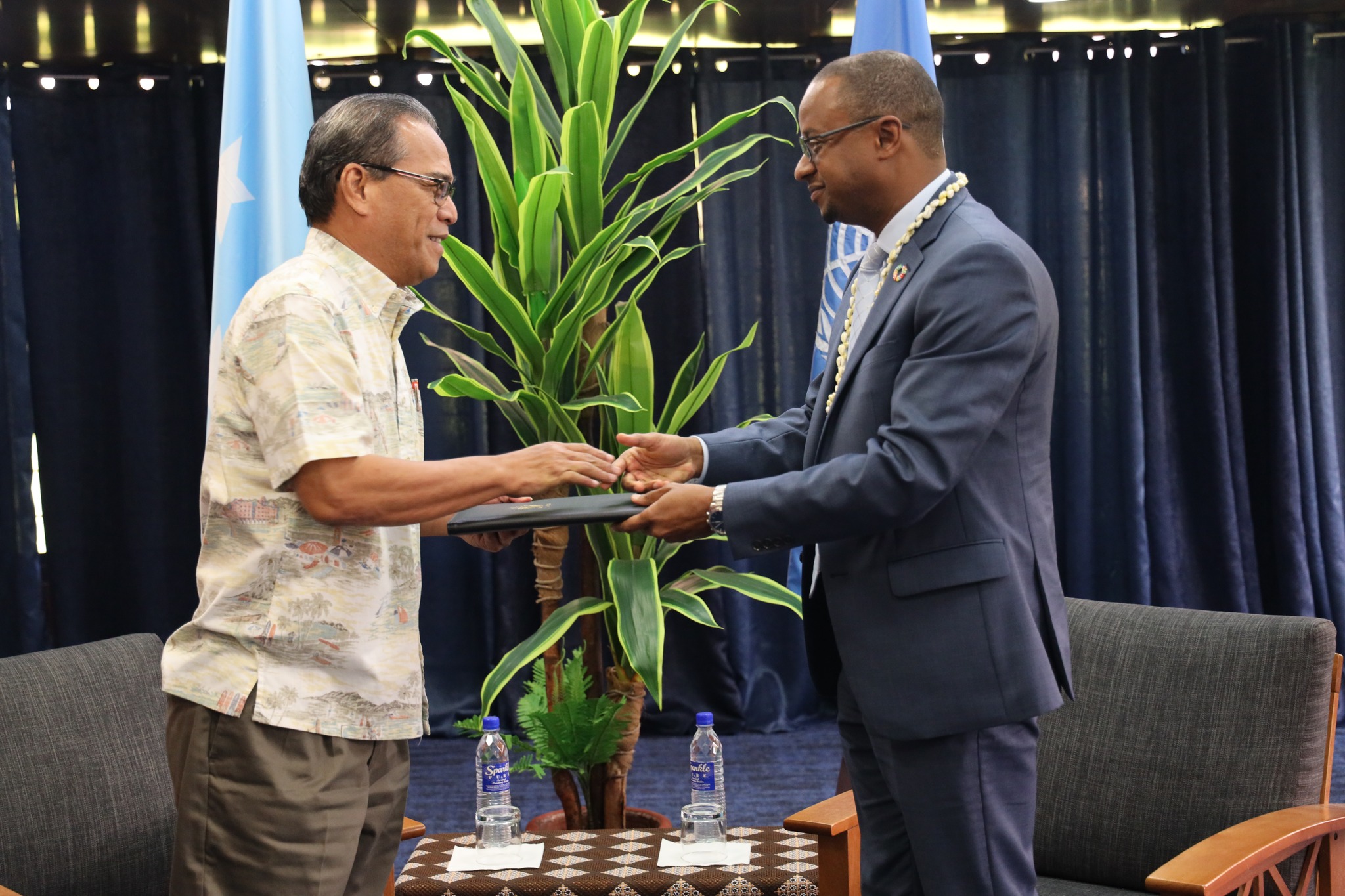 President Simina Receives Credentials of New United Nations Resident Coordinator Mamadou Kane