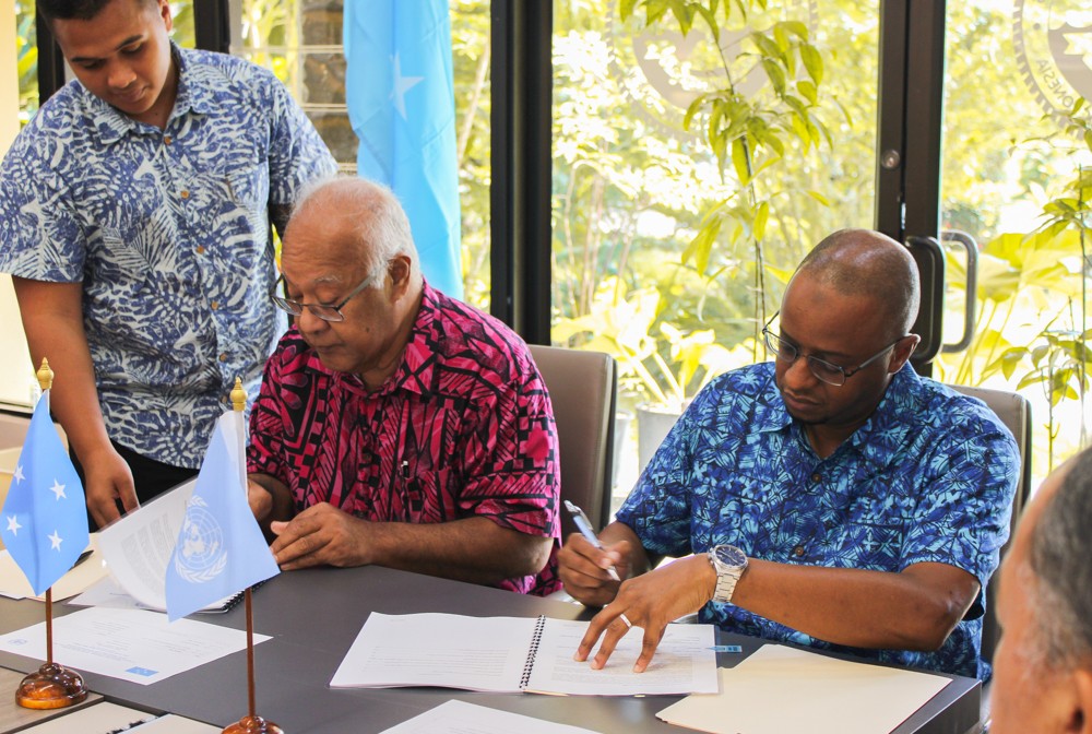 FSM and United Nations Signs Country Implementation Plan 2025–2027 to Advance Strategic Development Priorities
