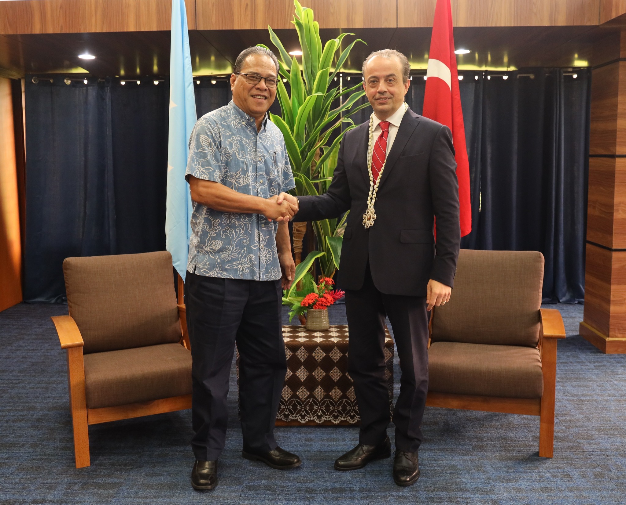 President Simina Receives Credentials of the Ambassador of Türkiye to the FSM