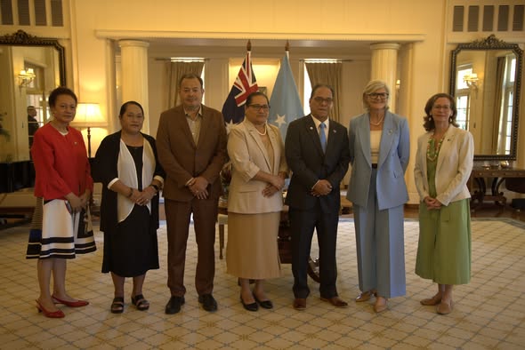 President Simina Pays Courtesy Call on Governor-General of Australia During Historic Visit