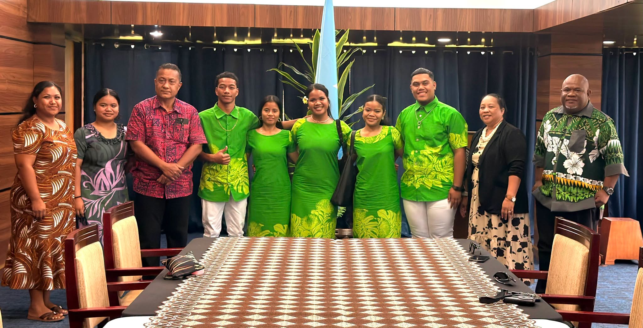 OFFICE OF THE PRESIDENT WELCOMES GEM HIGH SCHOOL STUDENTS FROM THE REPUBLIC OF THE MARSHALL ISLANDS