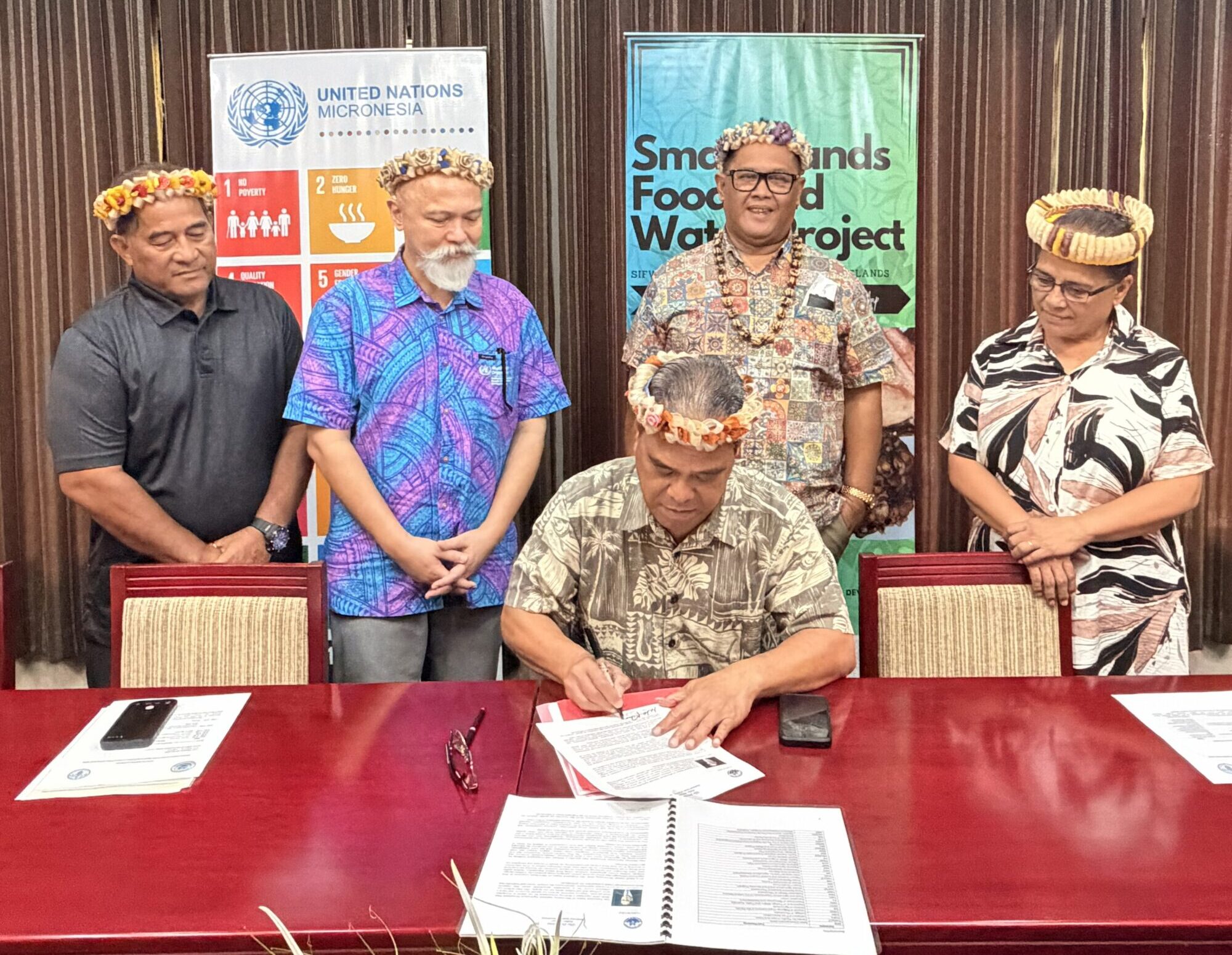 President Simina Signs the National Agriculture Investment Plan