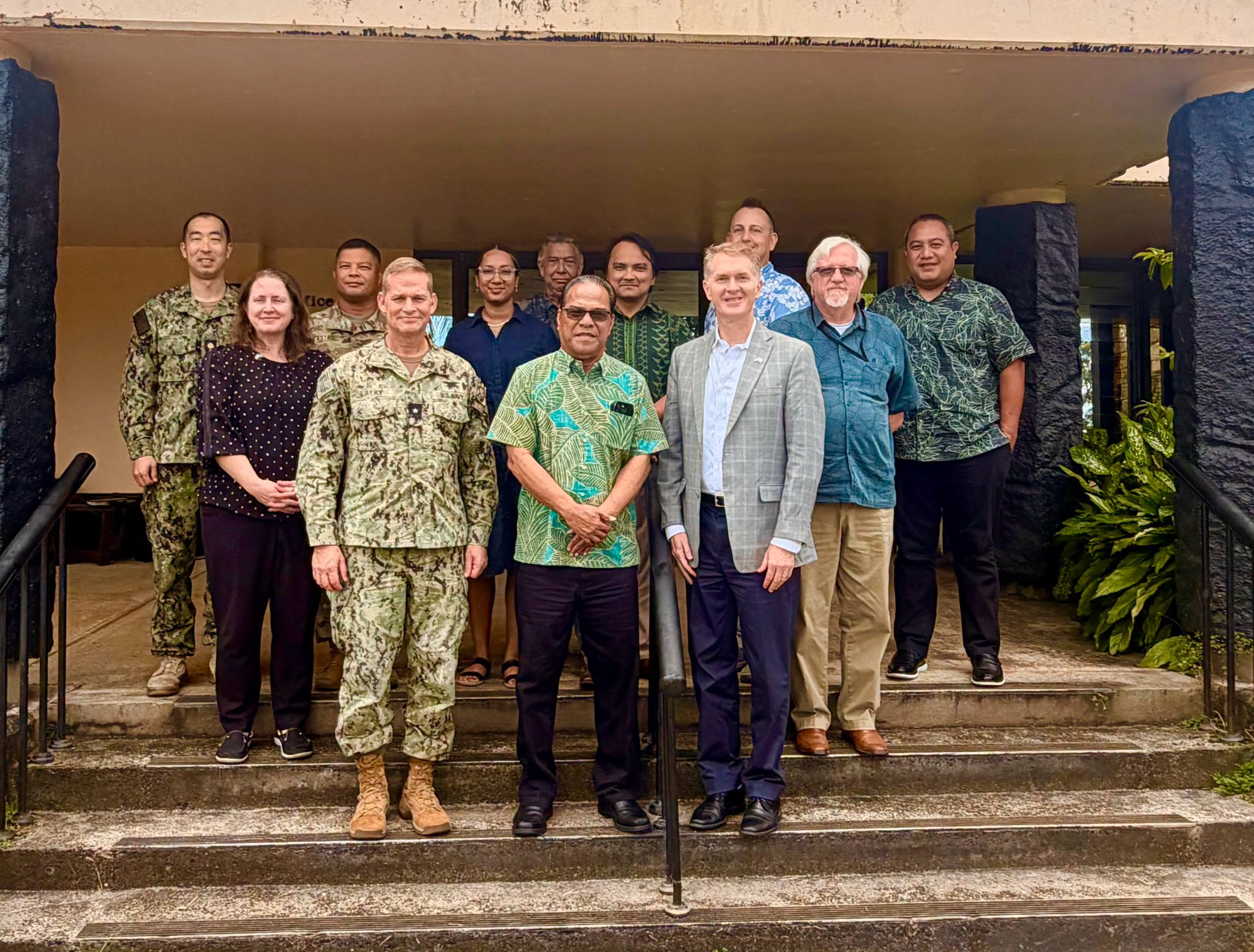 President Simina and U.S. Officials Reaffirm Cooperation on Yap Defense Site Project