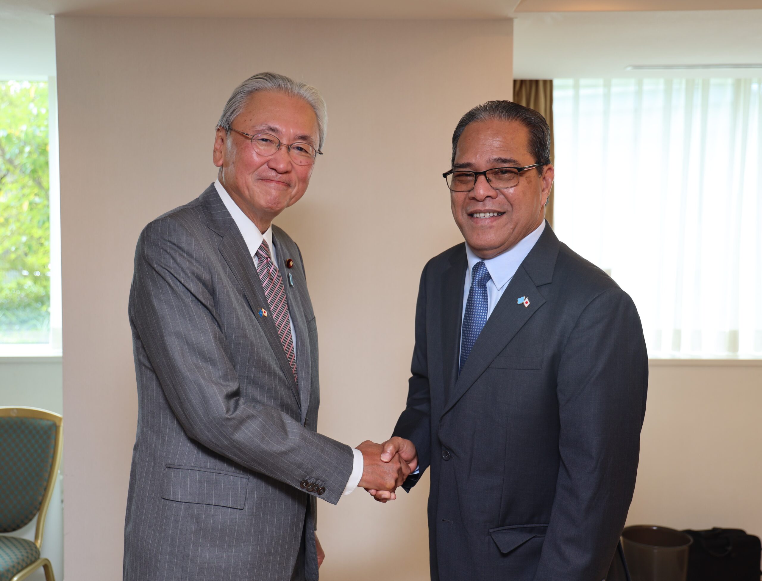 President Simina Meets with FSM–Japan Parliamentary Friendship League