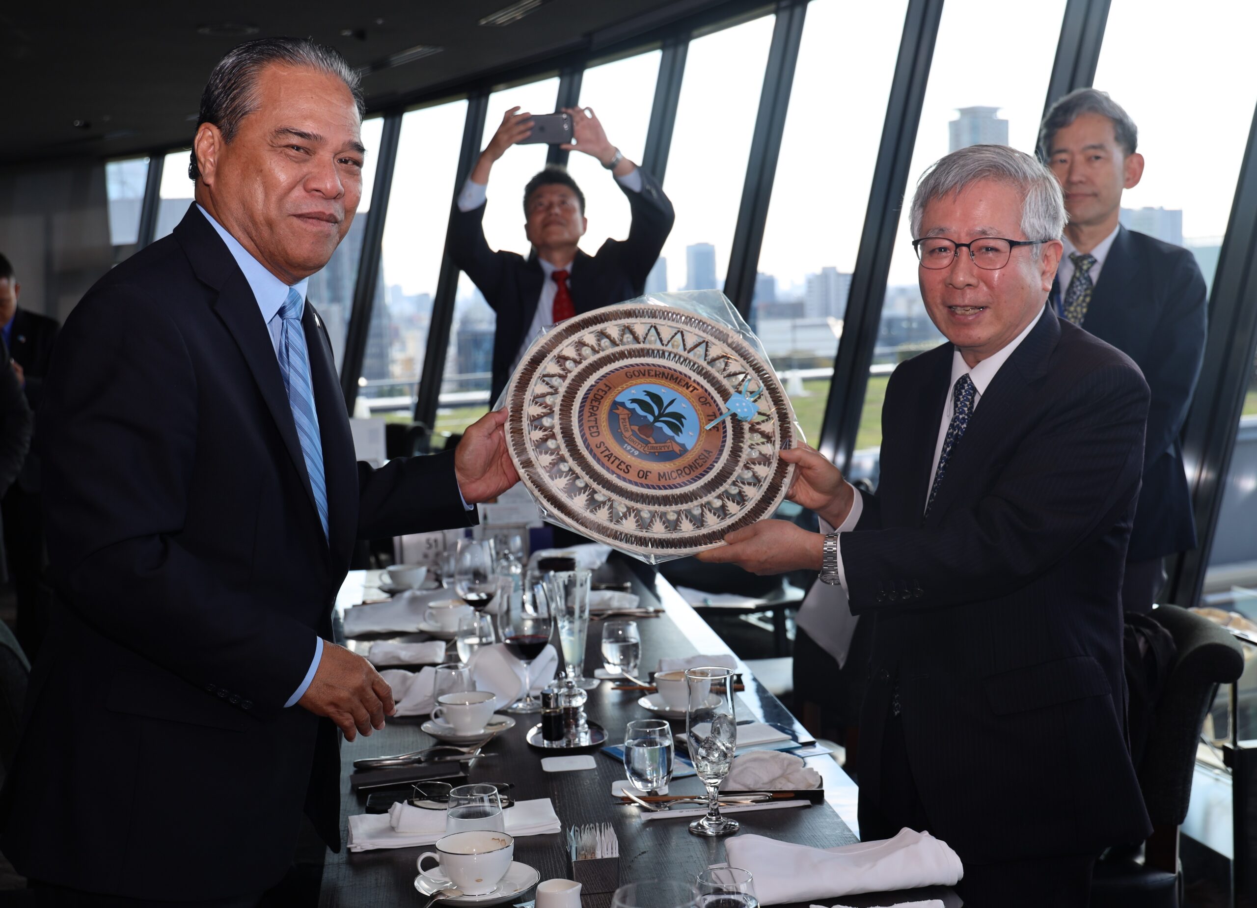 President Simina Meets with OFCF President to Strengthen Fisheries Development Cooperation
