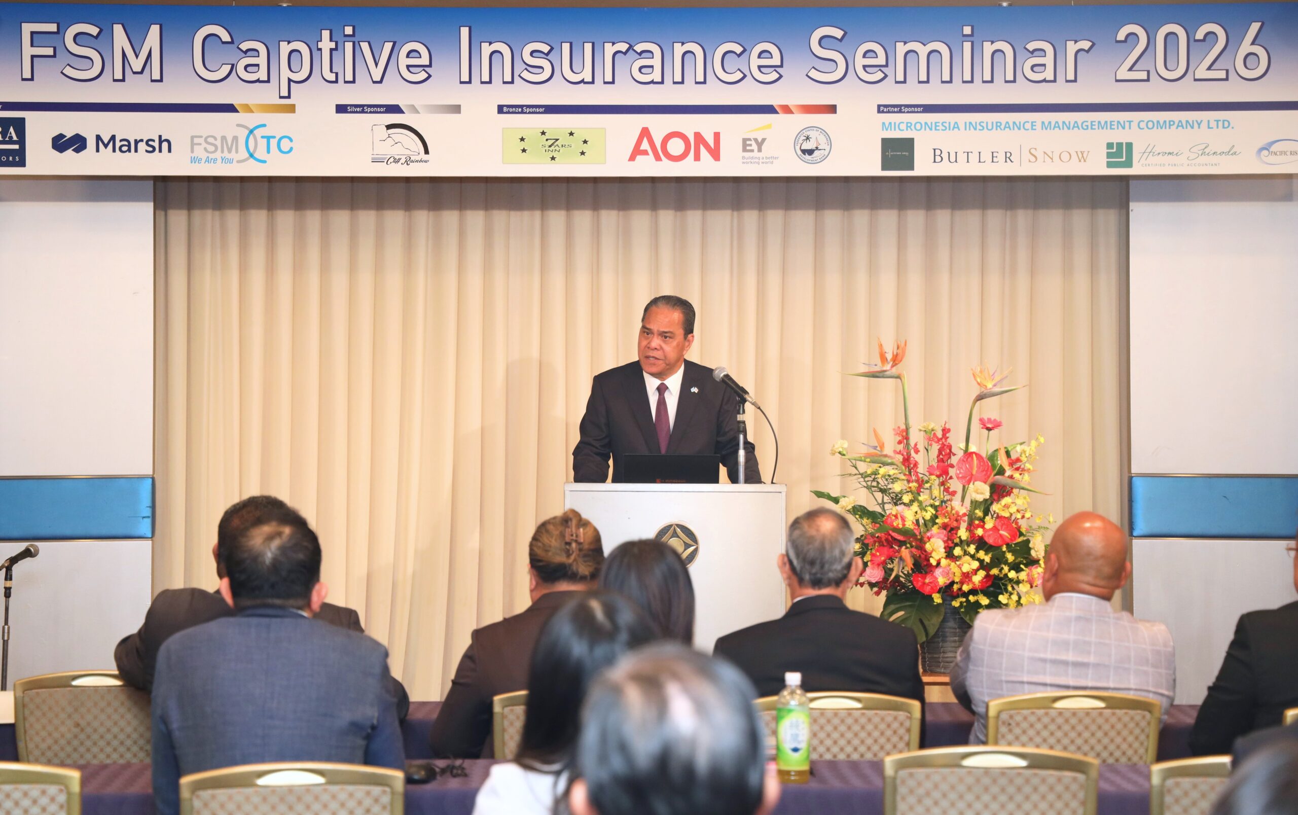 President Simina Highlights FSM’s Captive Insurance Industry at Tokyo Seminar