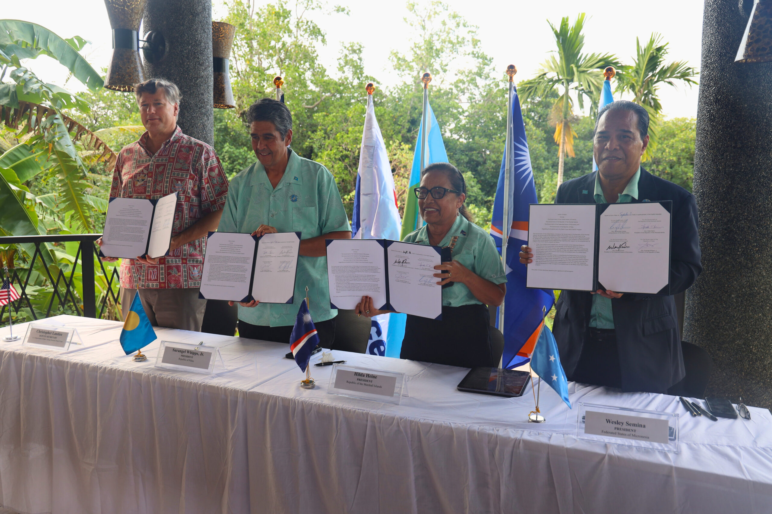 President Simina Joins North Pacific Leaders in Restoring Peace Corps Partnership with the United States